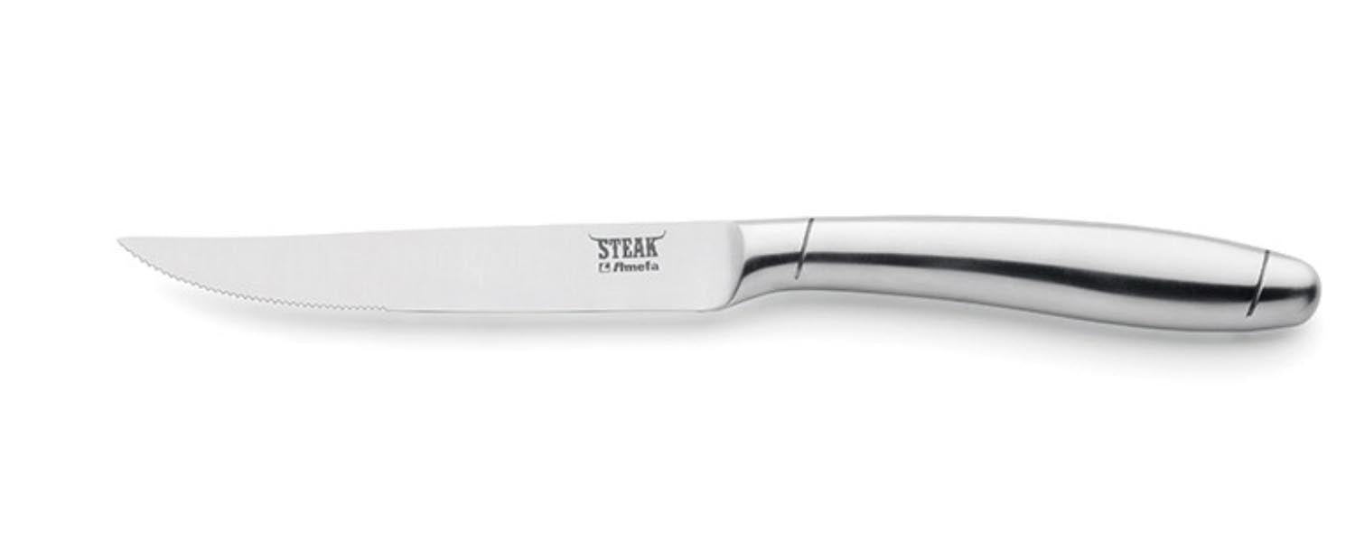 Prime rib steak knife rfr., Brushed