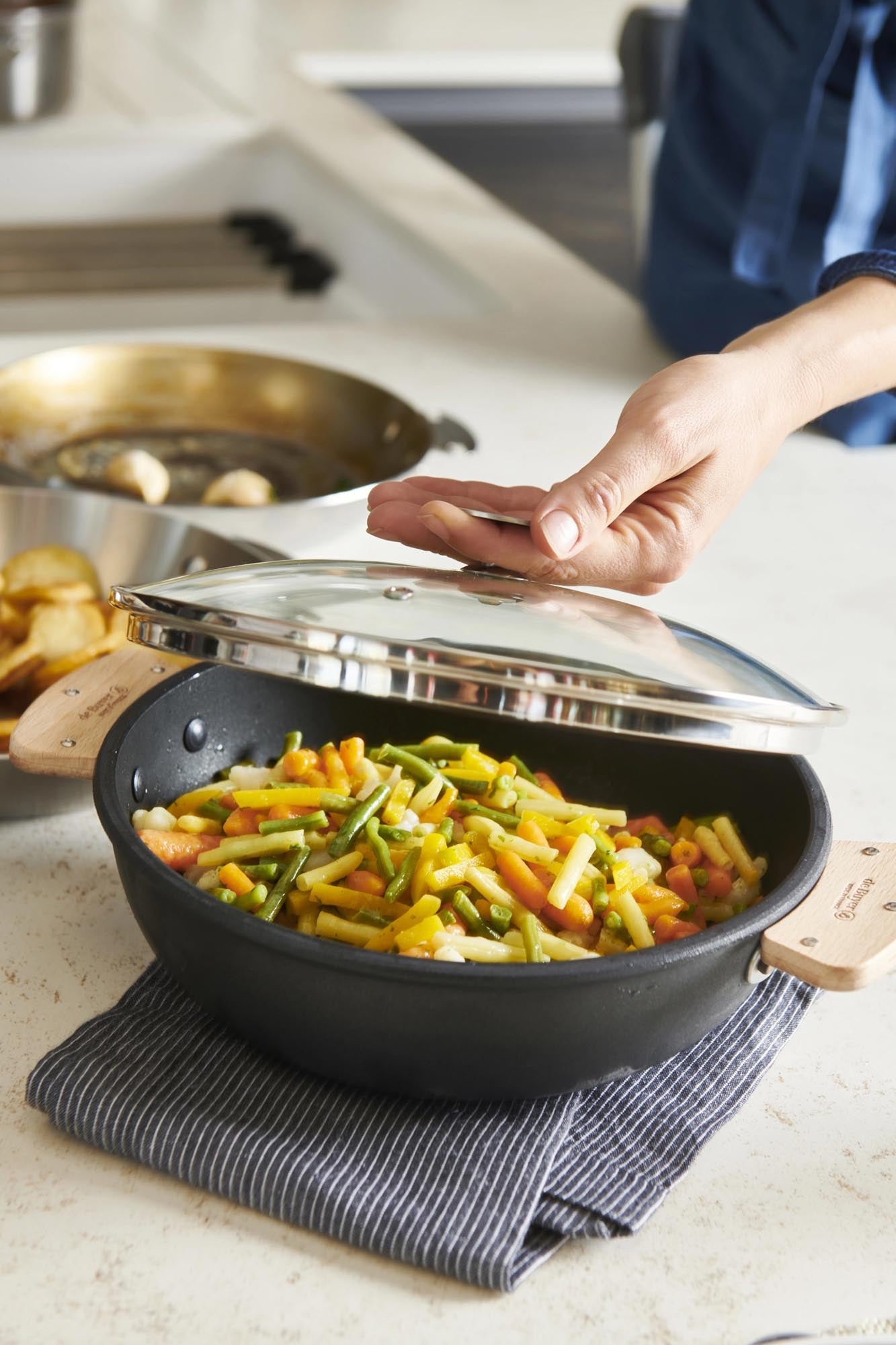 Choc Extreme Loqy Saucenage non-stick-conical aluguss D28cm