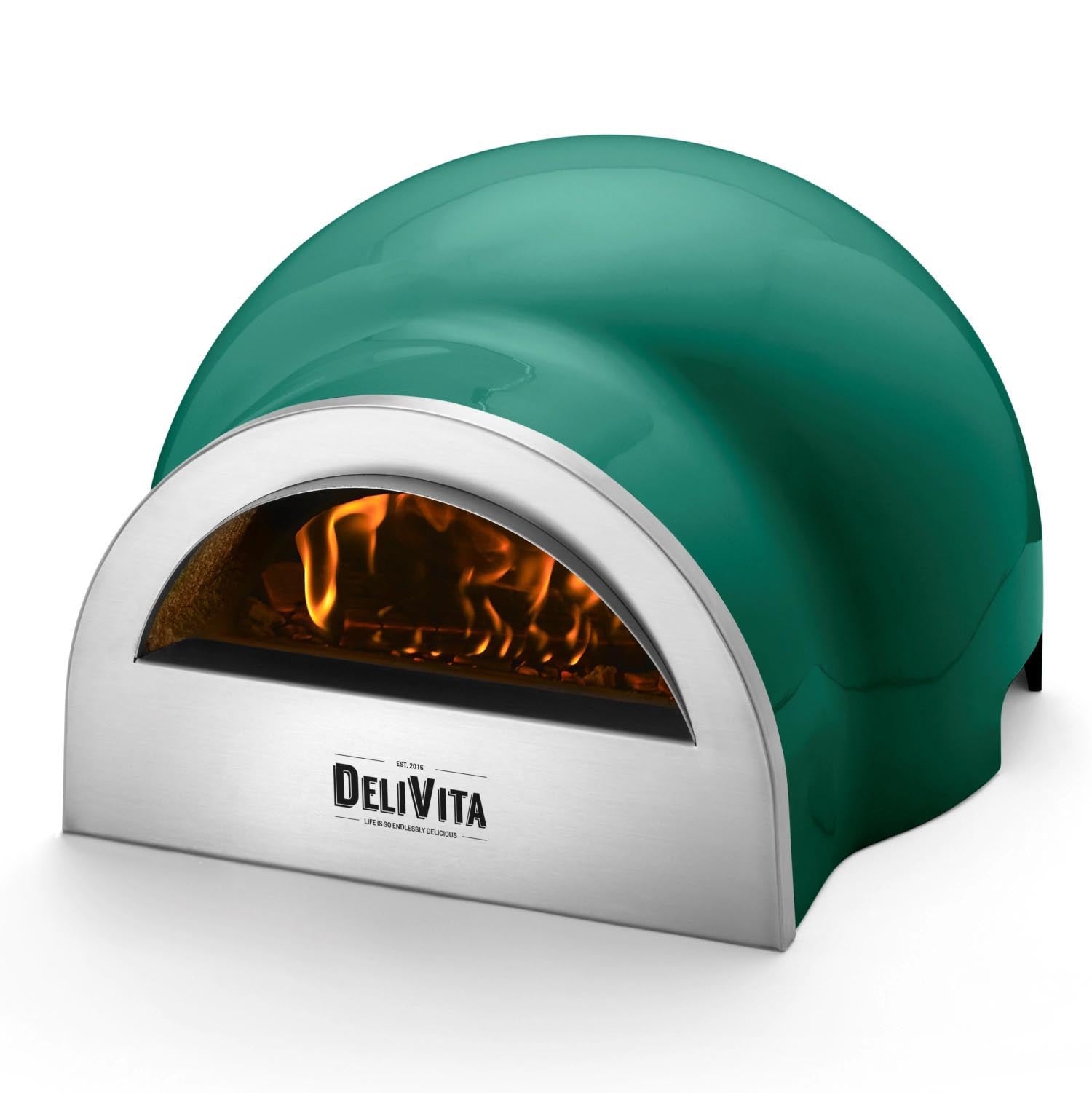Ofen grün in Grün präsentiert im Onlineshop von KAQTU Design AG. Backutensilien ist von Delivita