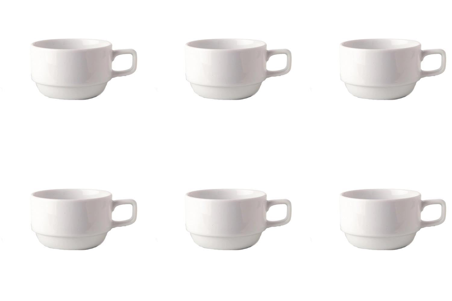 6 Set Uni 09 Coffee Obertasse 0.2lt Top CC