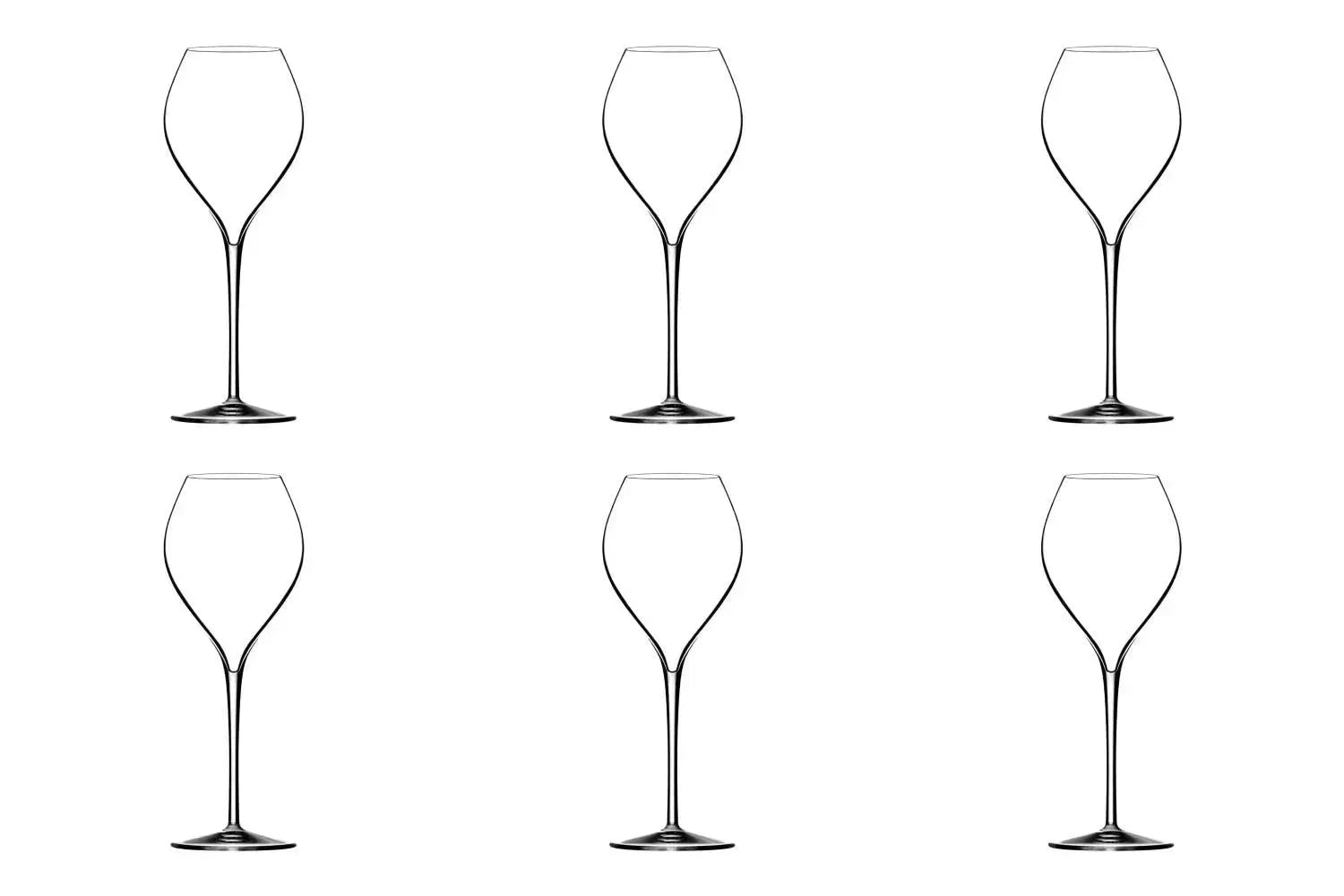 6er Set Jamesse Grand Champagnerglas 40cl in Transparent präsentiert im Onlineshop von KAQTU Design AG. Glas ist von Lehmann Glass