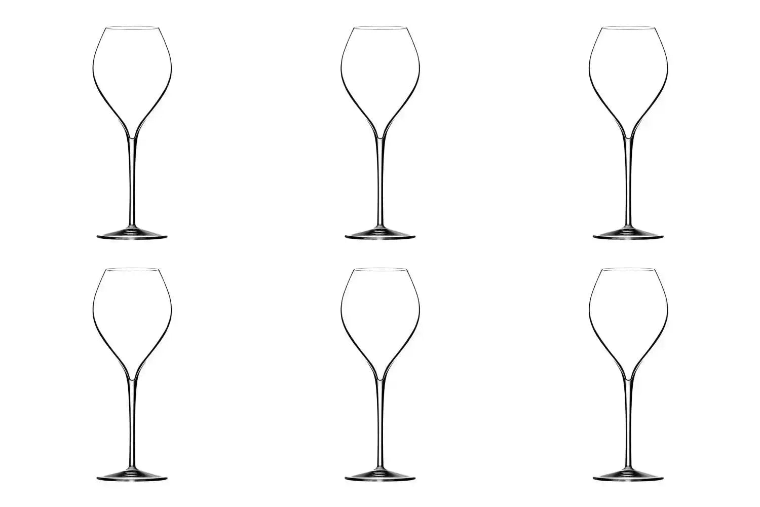 6er Set Jamesse Grand Champagnerglas 40cl in Transparent präsentiert im Onlineshop von KAQTU Design AG. Glas ist von Lehmann Glass