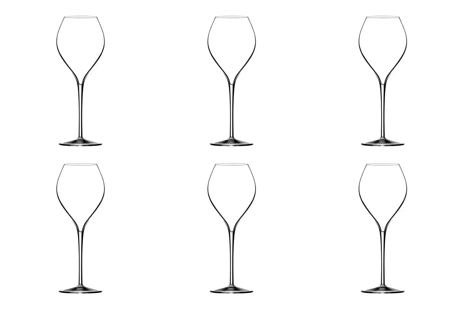 6er Set Jamesse Grand Champagnerglas 40cl in Transparent präsentiert im Onlineshop von KAQTU Design AG. Glas ist von Lehmann Glass