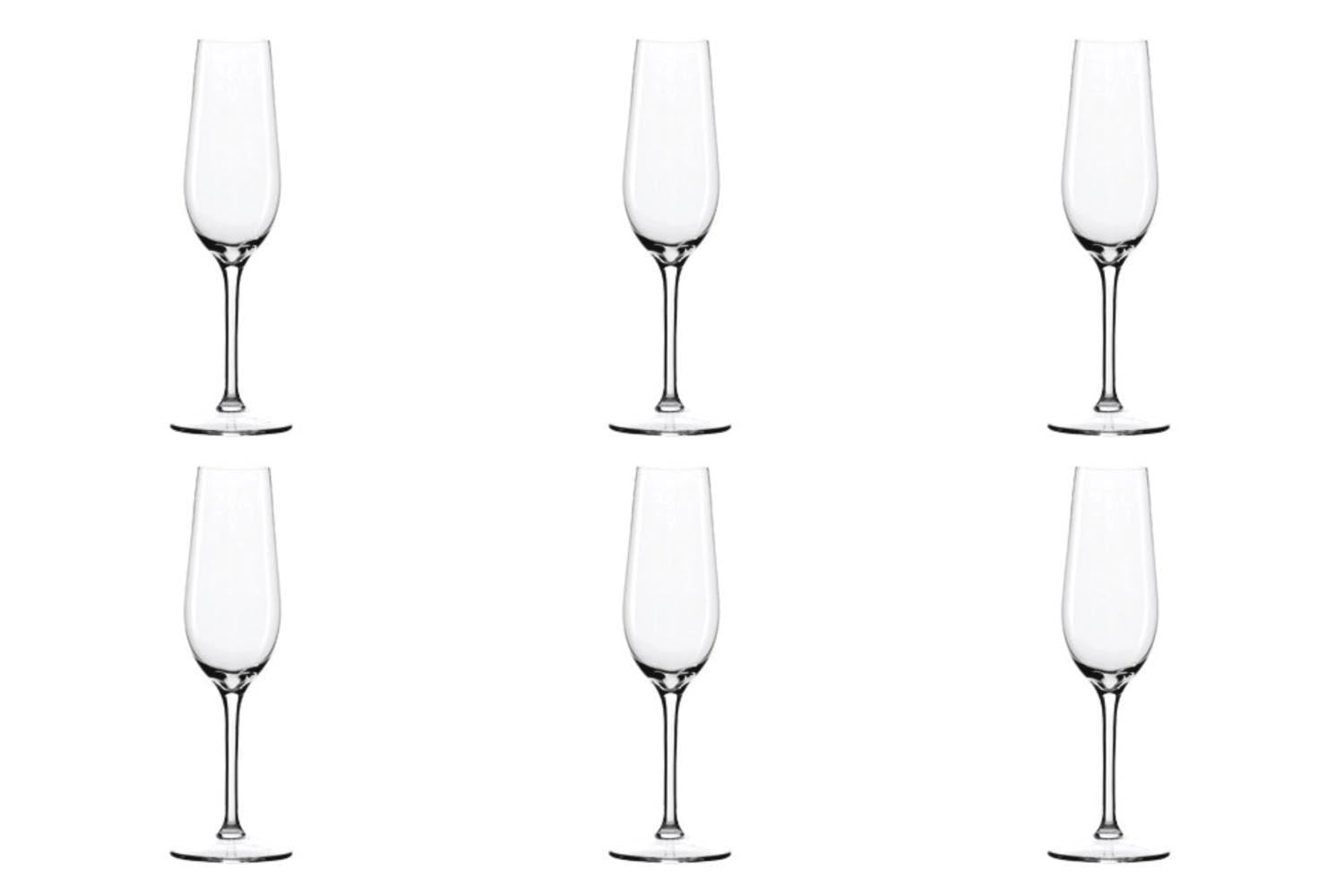 6er Set Event Sektkelch 195ml h:221mm in Transparent präsentiert im Onlineshop von KAQTU Design AG. Glas ist von Stölzle