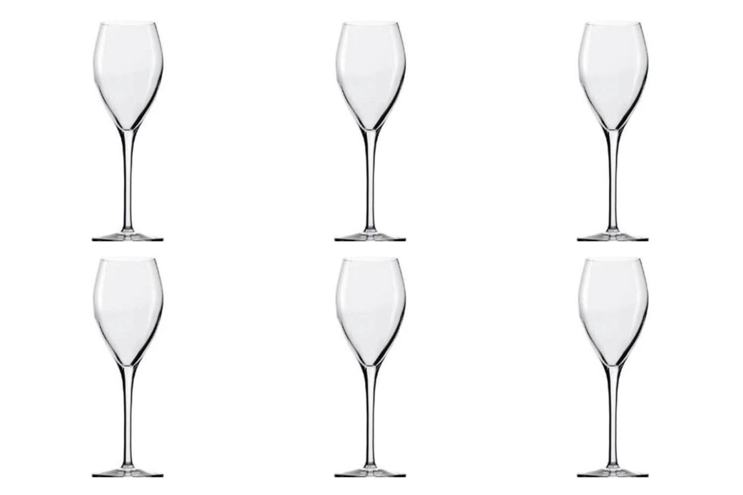 Elegantes 6er Set Champagnerflöten von Stölzle, 210 ml, perfekt für festliche Anlässe, verleiht jedem Getränk einen Hauch von Luxus.