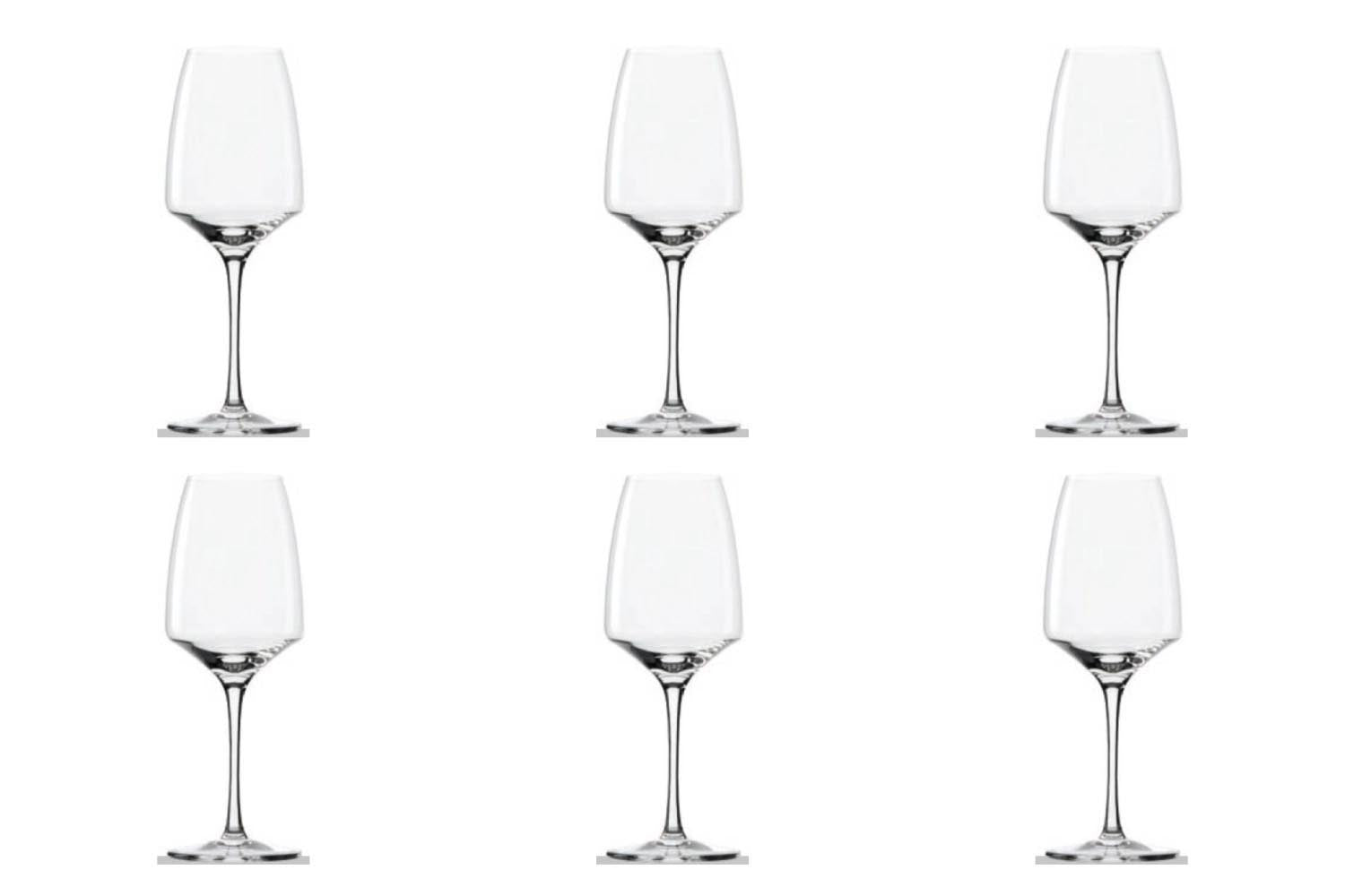 6er Set Experience Weissweinkelch 350ml h:21.4cm in Transparent präsentiert im Onlineshop von KAQTU Design AG. Glas ist von Stölzle