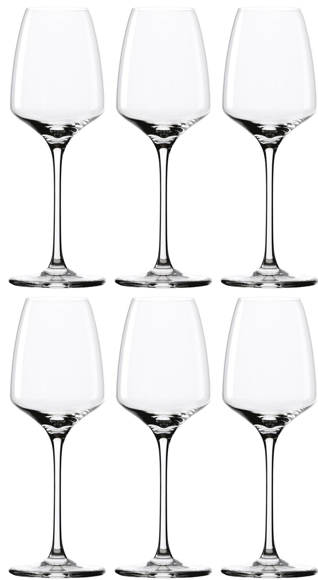 6er Set Experience Weisswein 285ml h:208mm in Transparent präsentiert im Onlineshop von KAQTU Design AG. Glas ist von Stölzle