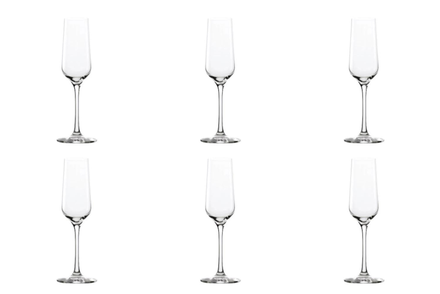 Set of 6 <tc>Revol</tc>ution Sparkling champagne flute 200ml h:225mm