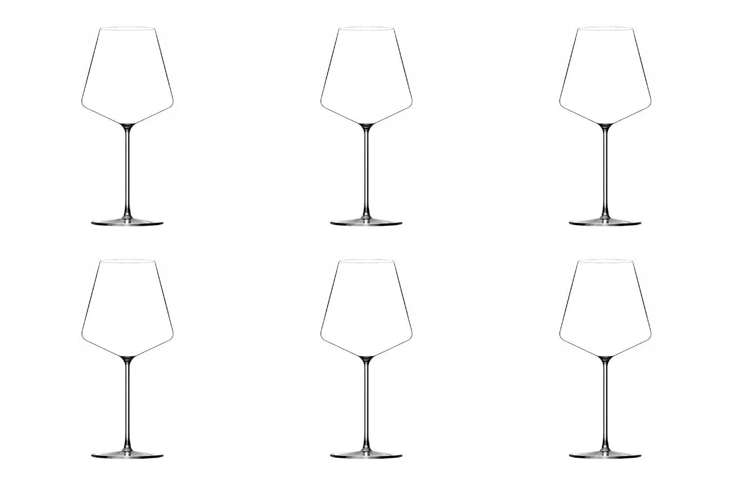6er Set Sommier Ariane Rotweinglas 72cl in Transparent präsentiert im Onlineshop von KAQTU Design AG. Glas ist von Lehmann Glass