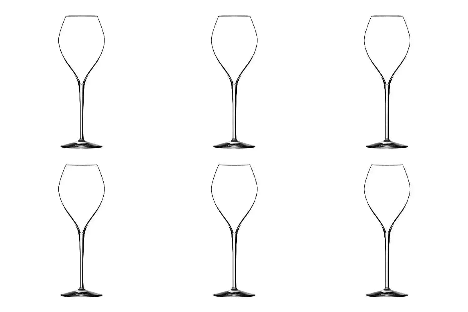 6er Set Jamesse Premium Champagnerglas 25cl in Transparent präsentiert im Onlineshop von KAQTU Design AG. Glas ist von Lehmann Glass