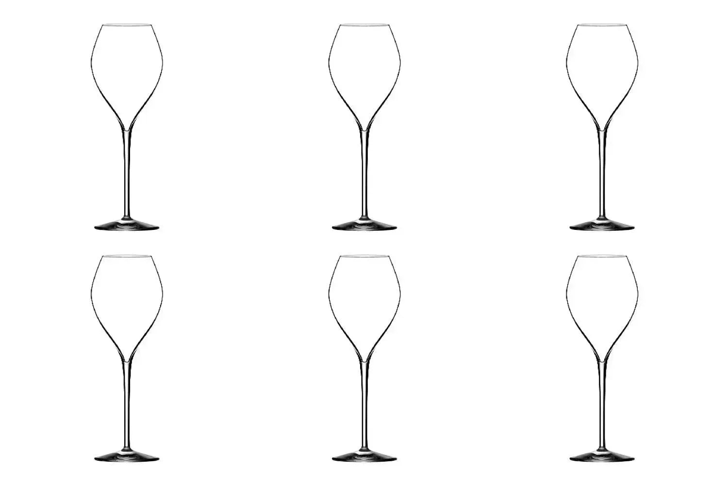 6er Set Jamesse Premium Champagnerglas 25cl in Transparent präsentiert im Onlineshop von KAQTU Design AG. Glas ist von Lehmann Glass