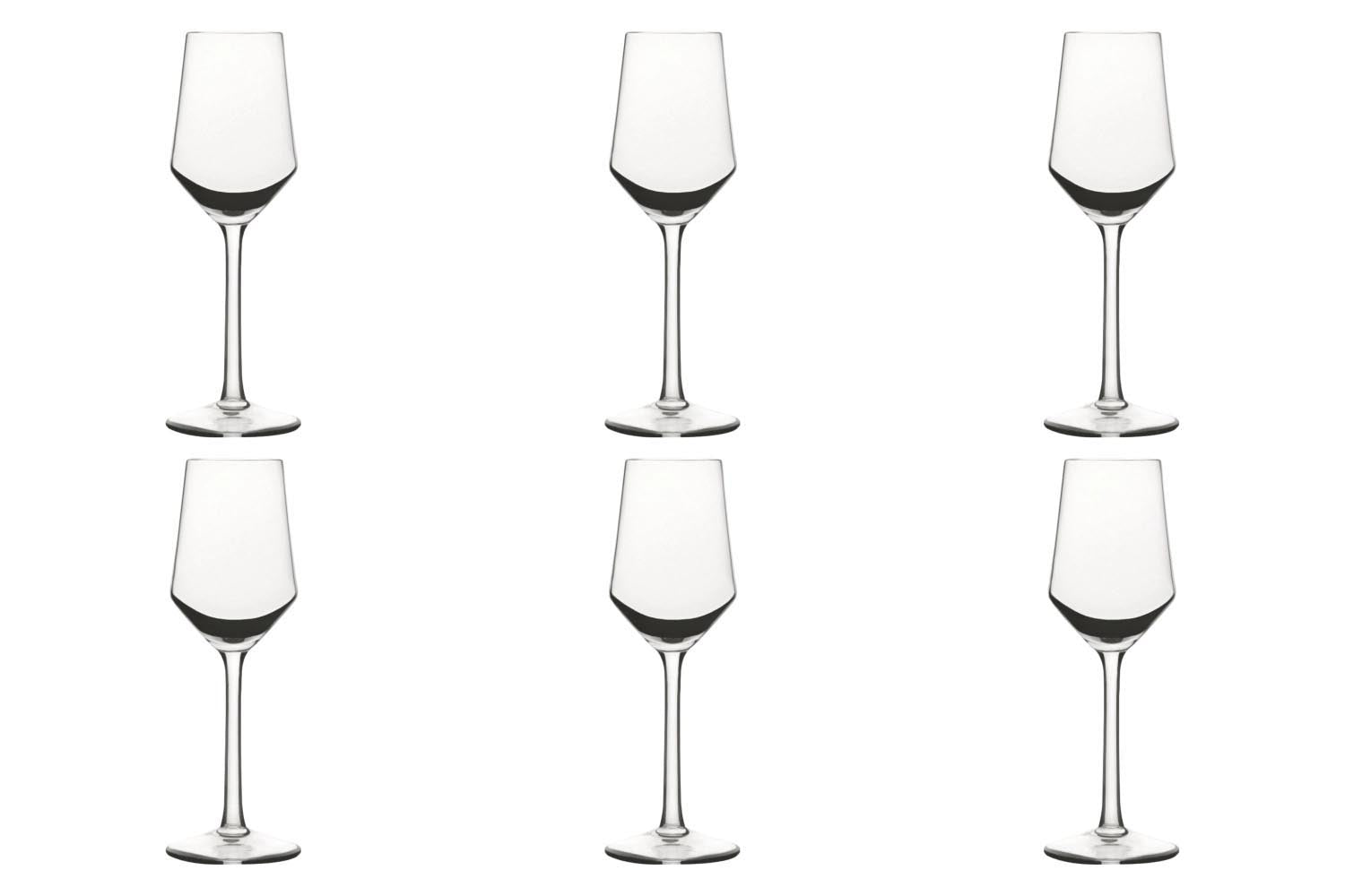 Elegantes 6er Set Degu-Kelche von swizzglas, 23 cl, 18.9 cm hoch, ideal für Wein und besondere Anlässe.