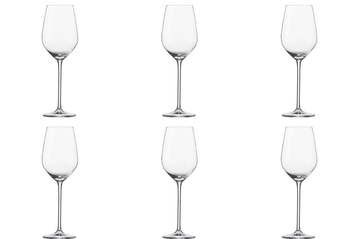 Elegantes 6er Set Weißweingläser Fortissimo 0 von Zwiesel, 420ml, ideal für stilvollen Weingenuss.