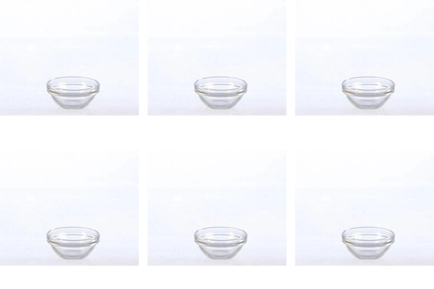 6er Set Empilable Glasschale rund  stapelbar 6cm in Transparent präsentiert im Onlineshop von KAQTU Design AG. Schale ist von Maison Truffe