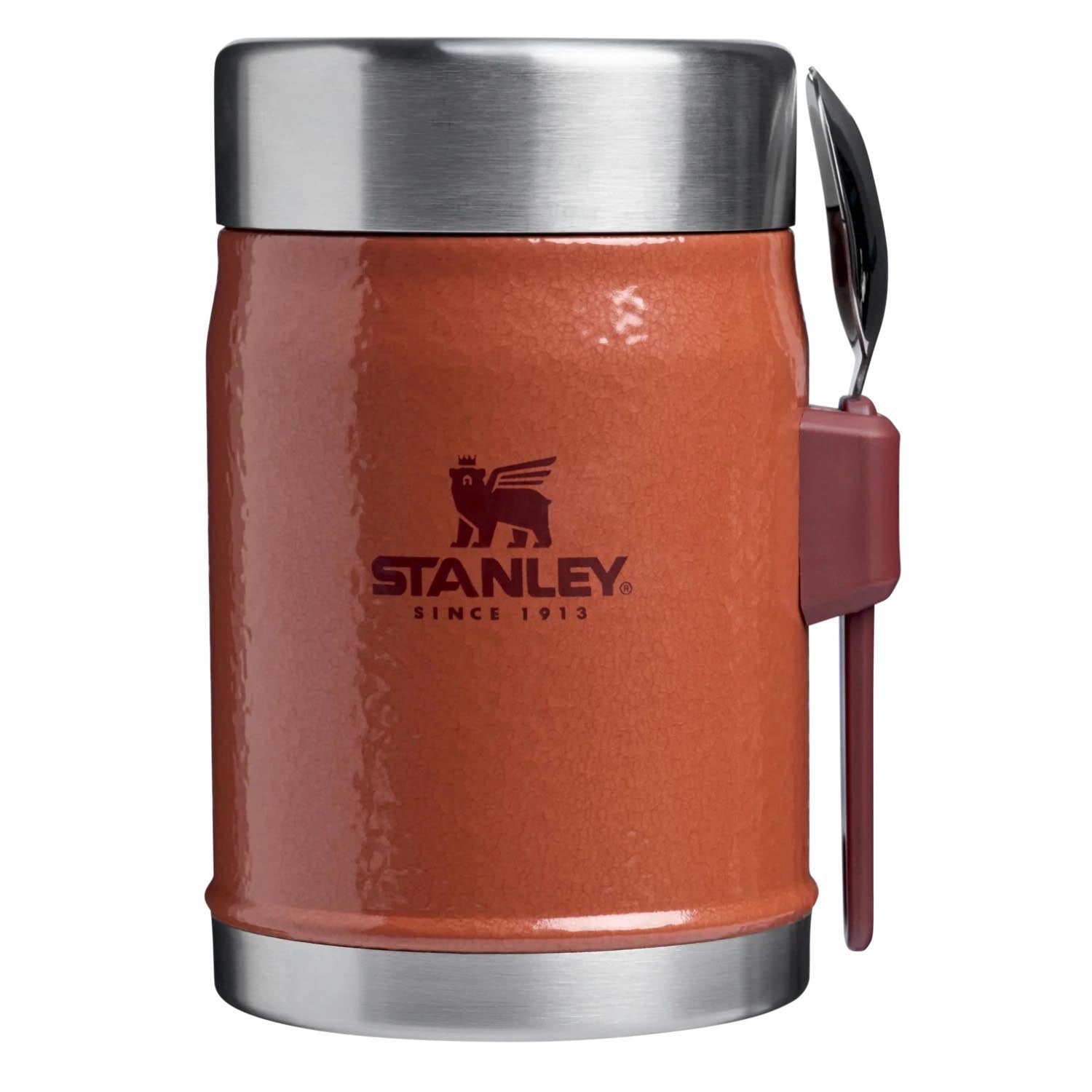 Legendary Food Jar + Spork 0.4l hammertone clay
