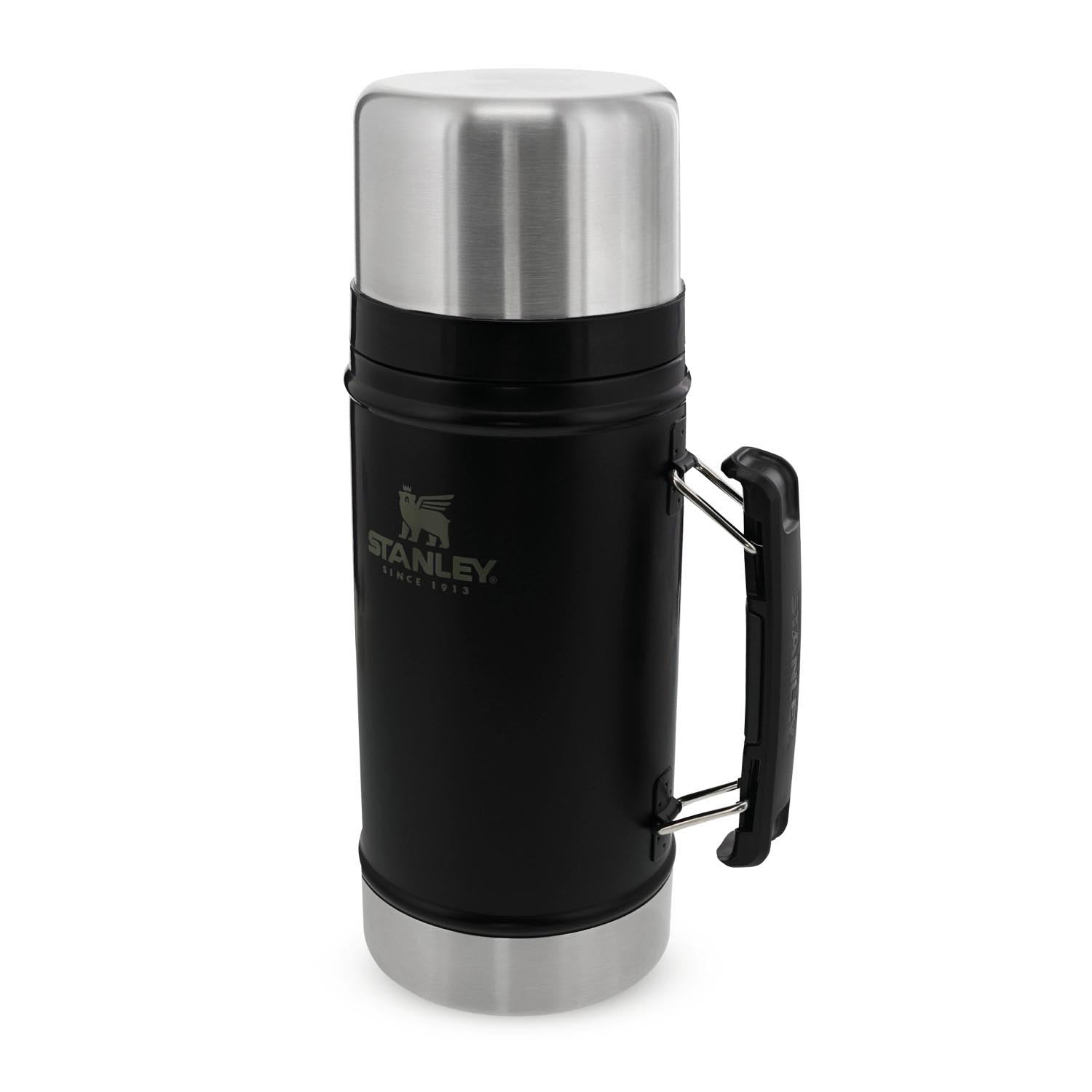 Legendary Food Jar 0.94l matte black pebble