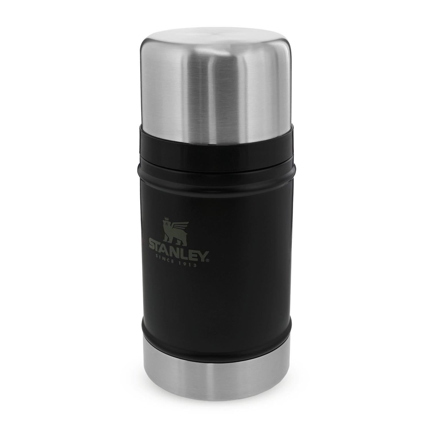 Legendary Food Jar 0.7l matte black pebble