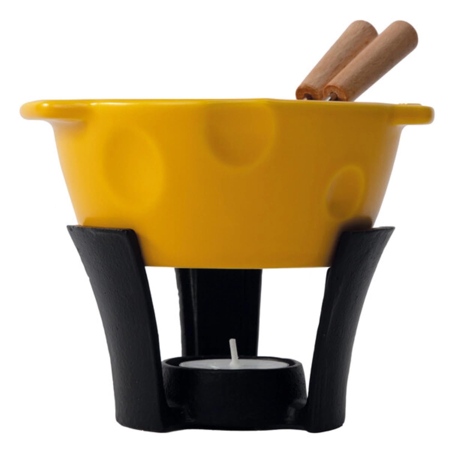Cheesy Mini Fondue Set in Gelb präsentiert im Onlineshop von KAQTU Design AG. Geschirr ist von Boska