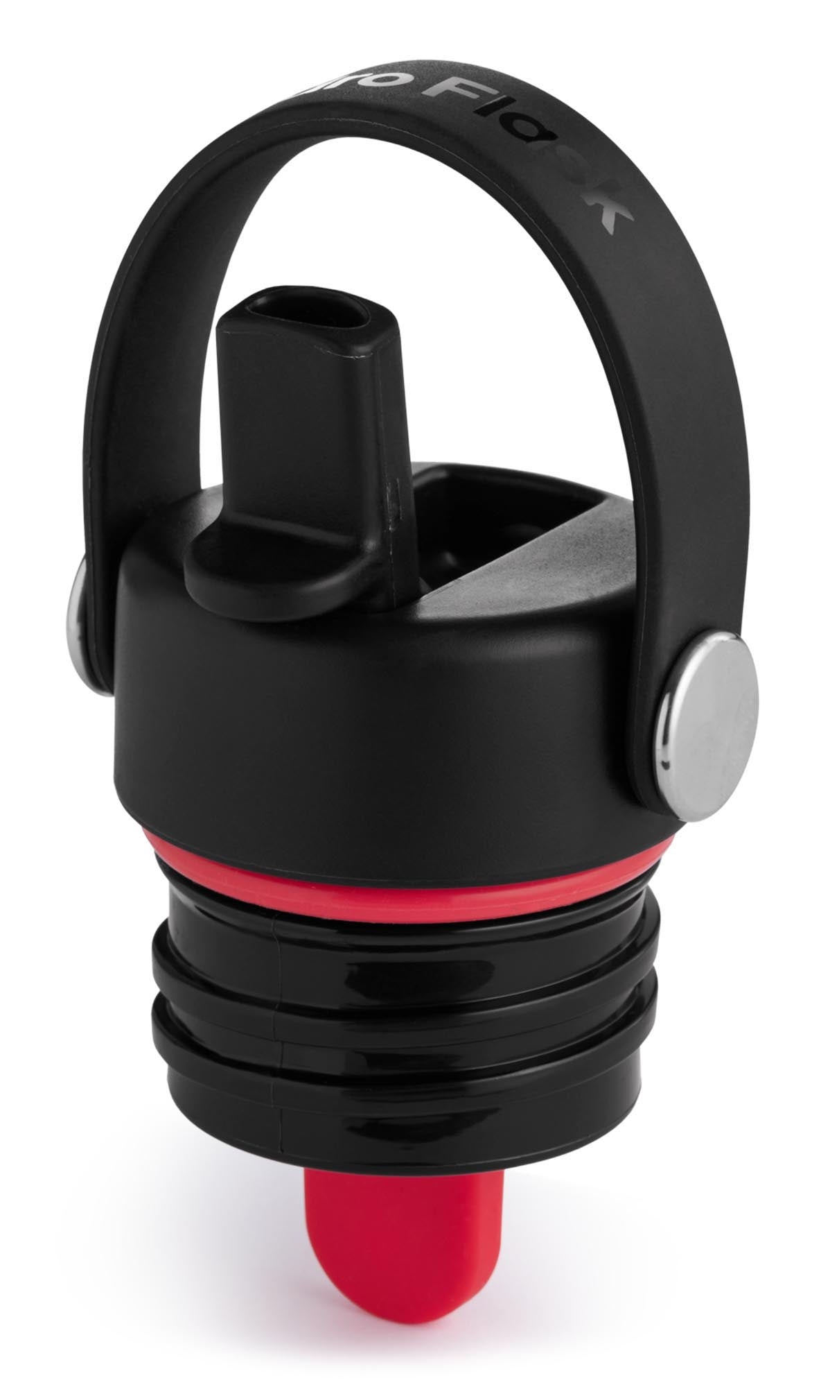 Deckel Standard Flex mit Strohhalm schwarz in Schwarz präsentiert im Onlineshop von KAQTU Design AG. Aufbewahrungsbehälter ist von Hydro Flask