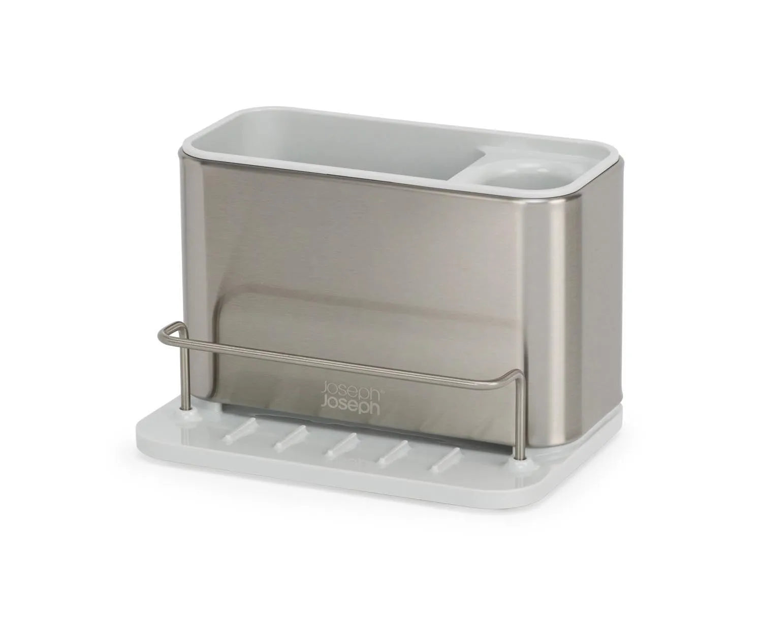 Surface Spülbeckenhalter Edelstahl ecru 18x12.5x12.8cm in Beige präsentiert im Onlineshop von KAQTU Design AG. Küchenhelfer ist von Joseph Joseph