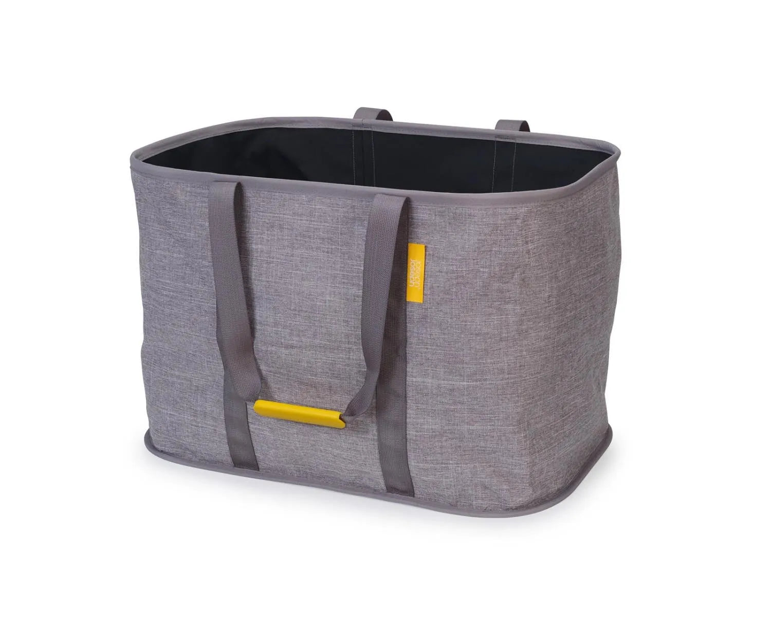 Hold-All Max Wäschekorb 55L grau faltbar in Silber präsentiert im Onlineshop von KAQTU Design AG. Wäschekorb ist von Joseph Joseph