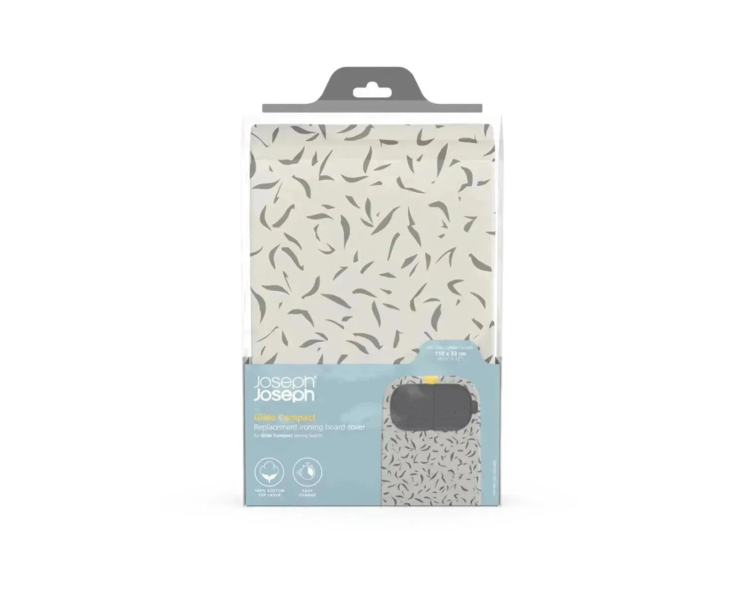 Glide Compact Bügelbrettbezug ecru in Beige präsentiert im Onlineshop von KAQTU Design AG. Haushaltshilfen ist von Joseph Joseph