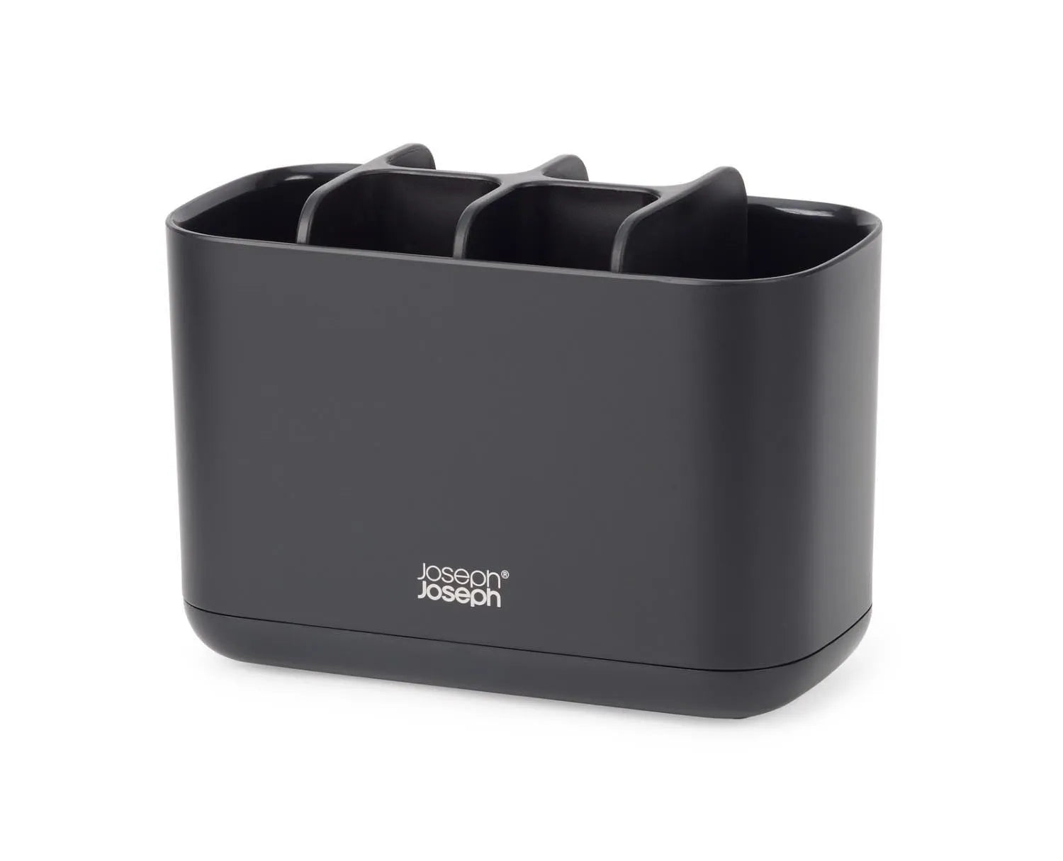 EasyStore Zahnbürstenhalter gross mattschwarz in Schwarz präsentiert im Onlineshop von KAQTU Design AG. Badzubehör ist von Joseph Joseph