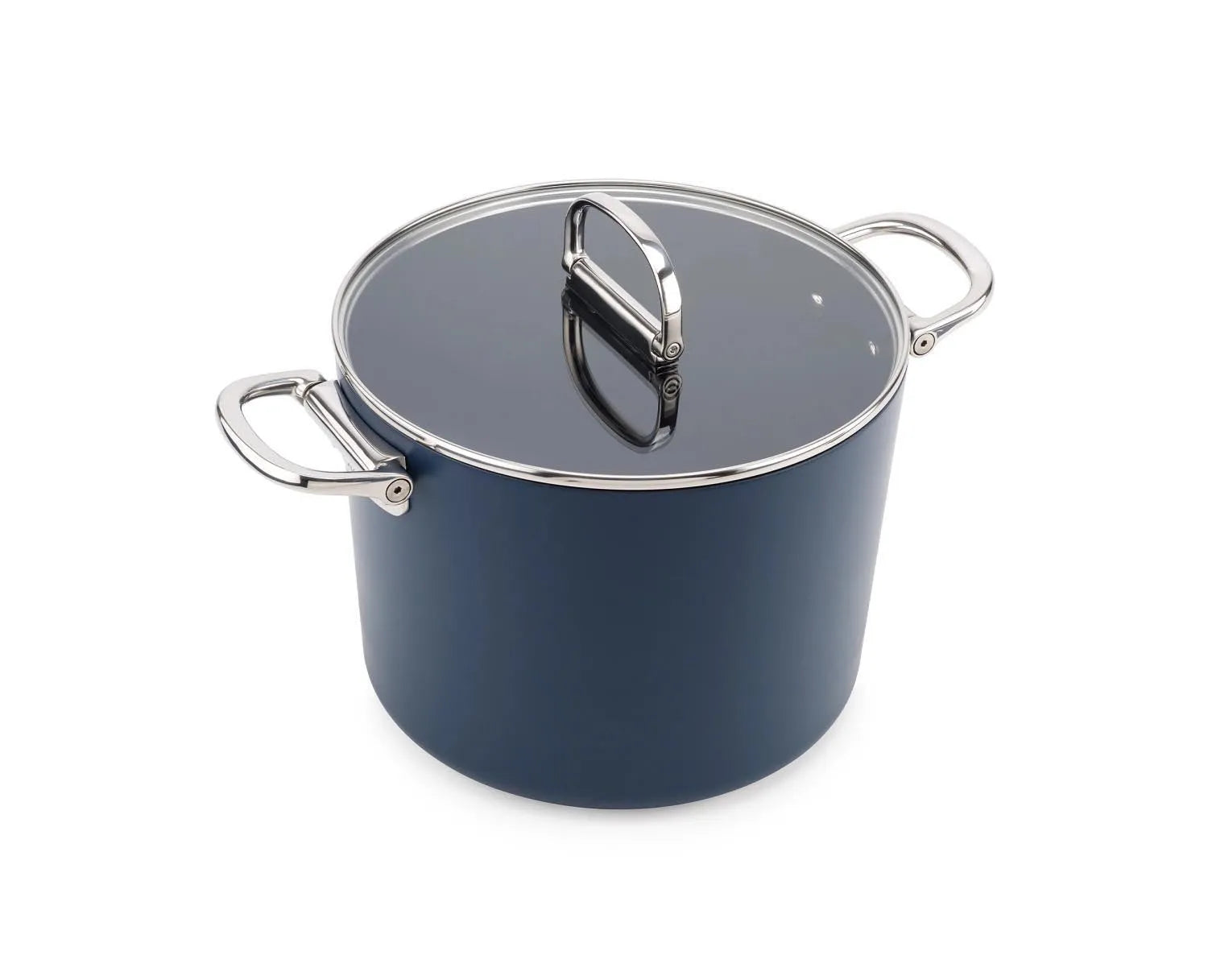 Space Suppentopf D25cm Griffe klappbar in Silber präsentiert im Onlineshop von KAQTU Design AG. Pfanne/Topf ist von Joseph Joseph