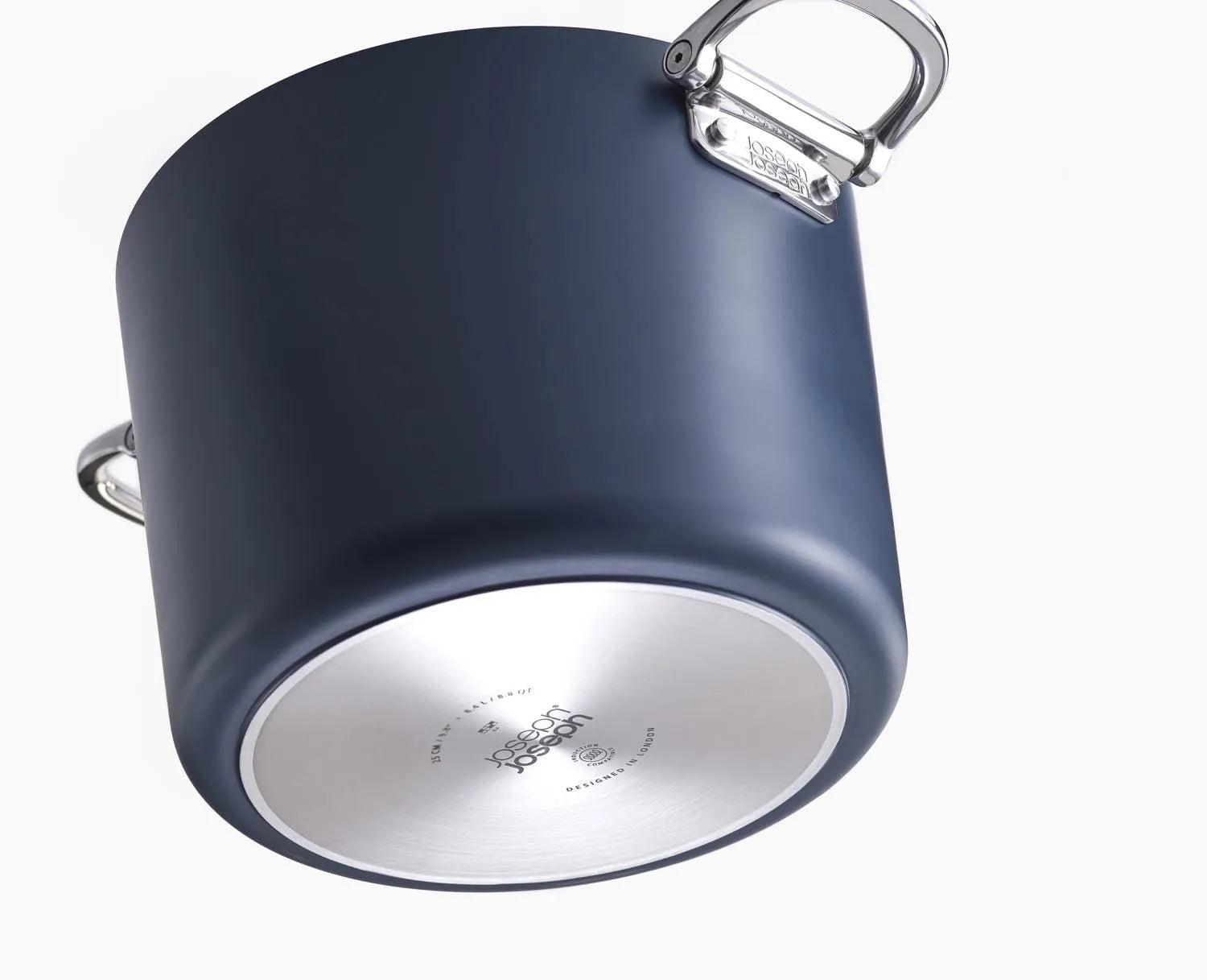 Kompaktes 6-teiliges Space Kochset von Joseph Joseph mit Schutz, ideal für effizientes Kochen und platzsparende Aufbewahrung.
