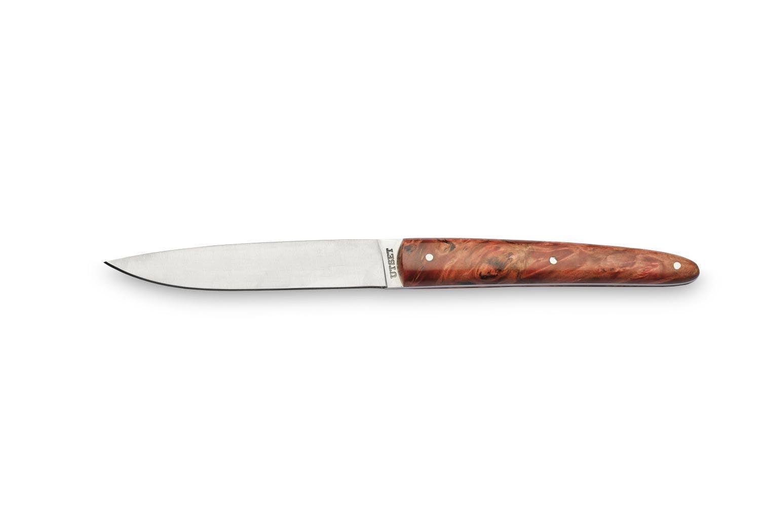Utset Steakmesser Rot in Schwarz präsentiert im Onlineshop von KAQTU Design AG. Küchenmesser ist von Comas