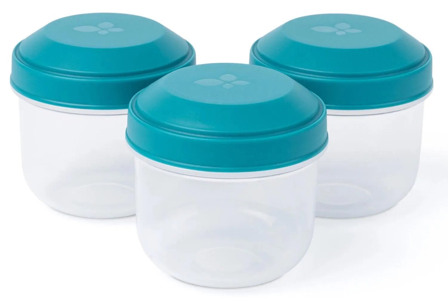 3er Set  Rikko Snackbox PP lagoon in Blau präsentiert im Onlineshop von KAQTU Design AG. Aufbewahrungsbehälter ist von Amuse