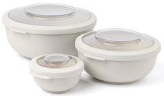 Set di 3 Ciotole Tylla 200ml+1000ml+2000ml PP avena