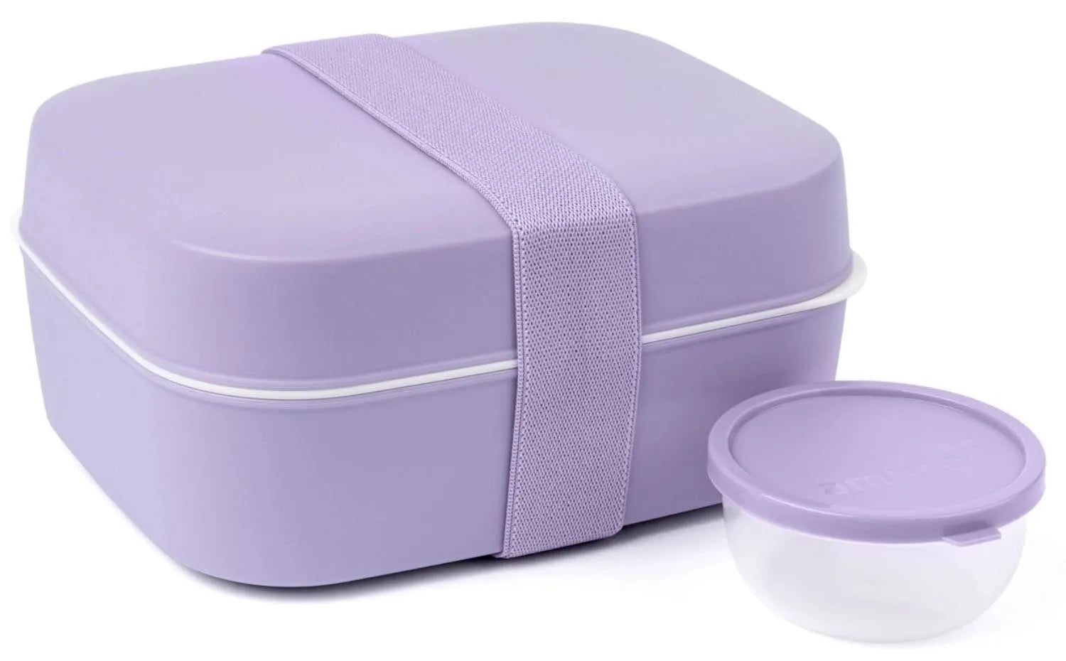 3-in-1 Lunchbox PP lavender in Violett präsentiert im Onlineshop von KAQTU Design AG. Aufbewahrungsbehälter ist von Amuse