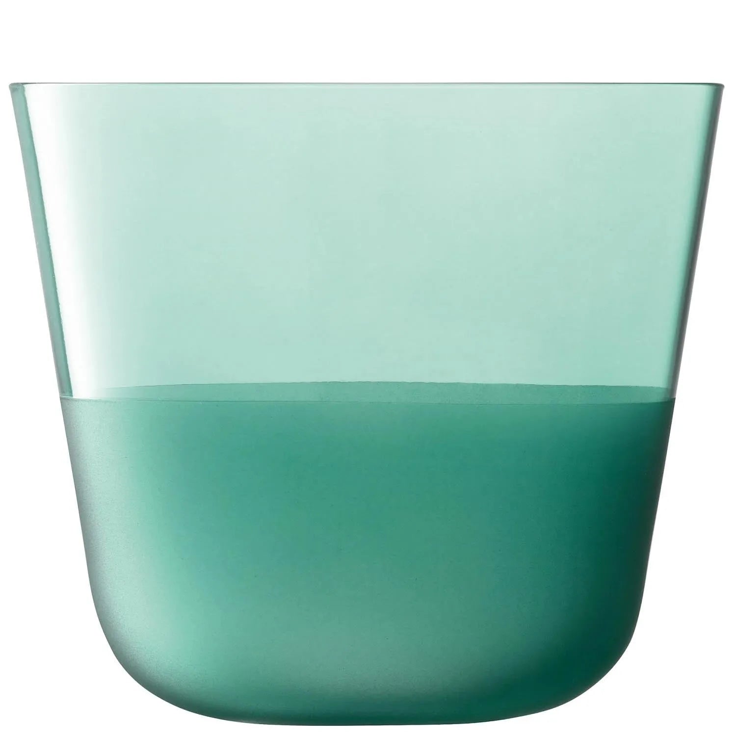 Elegantes 2er Set Trinkbecher (260ml) von LSA in der Farbe Ocean, ideal für stilvolles Servieren von Getränken.
