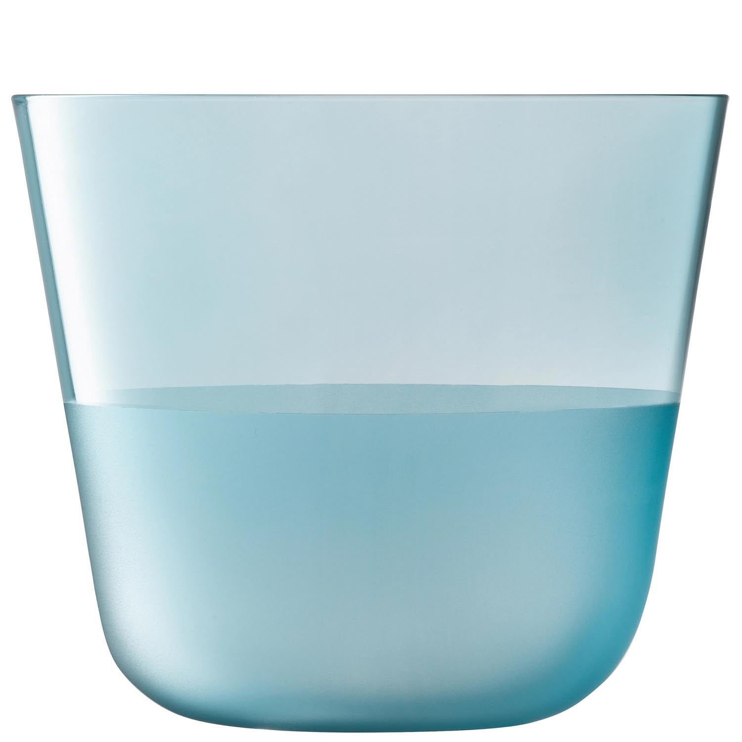 Elegantes 2er Set Trinkbecher von LSA, 260ml, in Sky Blau. Perfekt für stilvolles Servieren von Getränken.