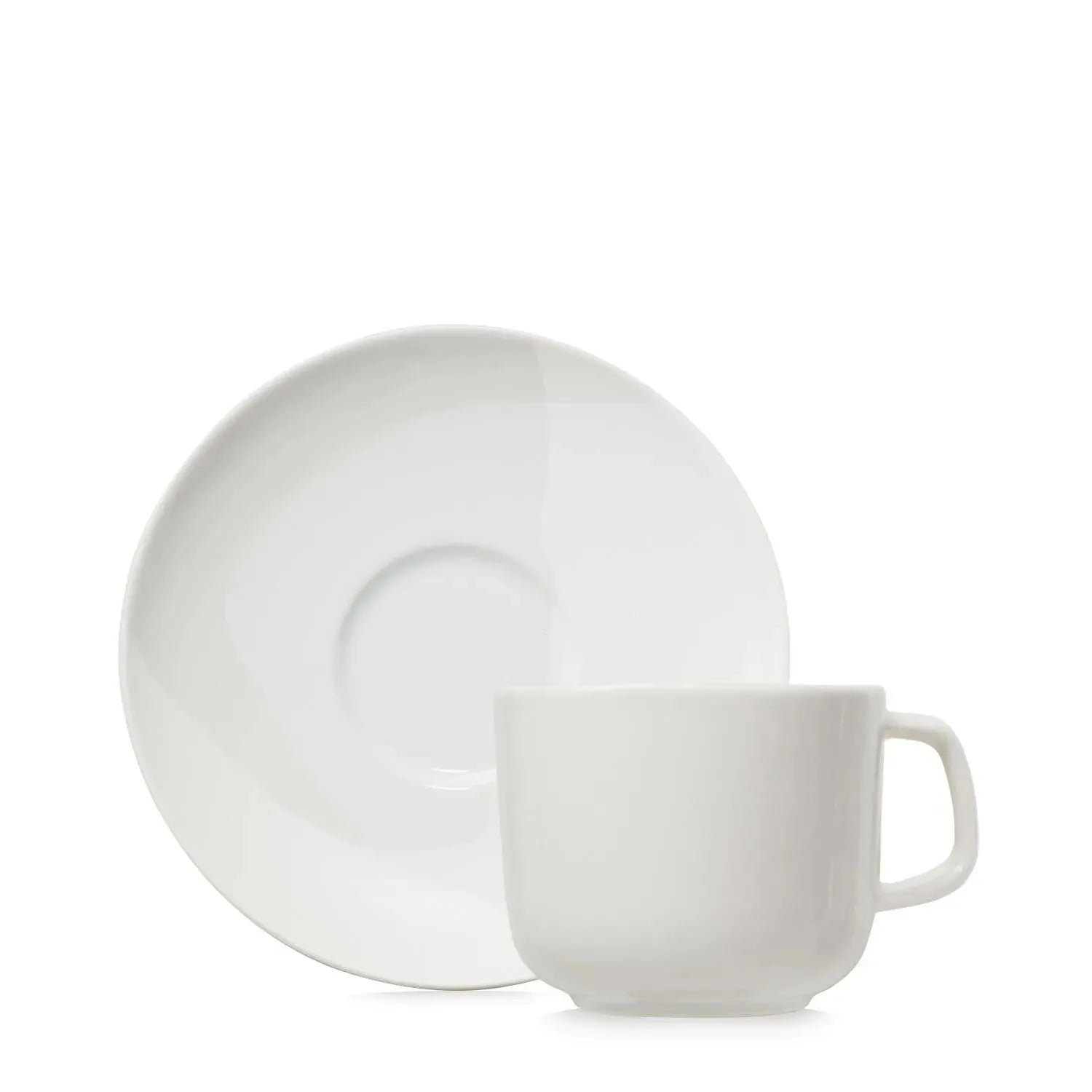 Confluence Teetasse m. Untertasse 20cl kokos alab. weiss in Weiss präsentiert im Onlineshop von KAQTU Design AG. Espressotassen ist von Revol