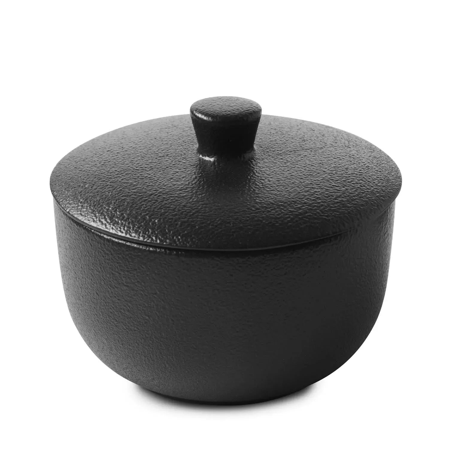 Equinoxe Zuckerdose D9cm H7.4cm 15cl gusseisen-optik in Schwarz präsentiert im Onlineshop von KAQTU Design AG. Zuckerstreuer ist von Revol