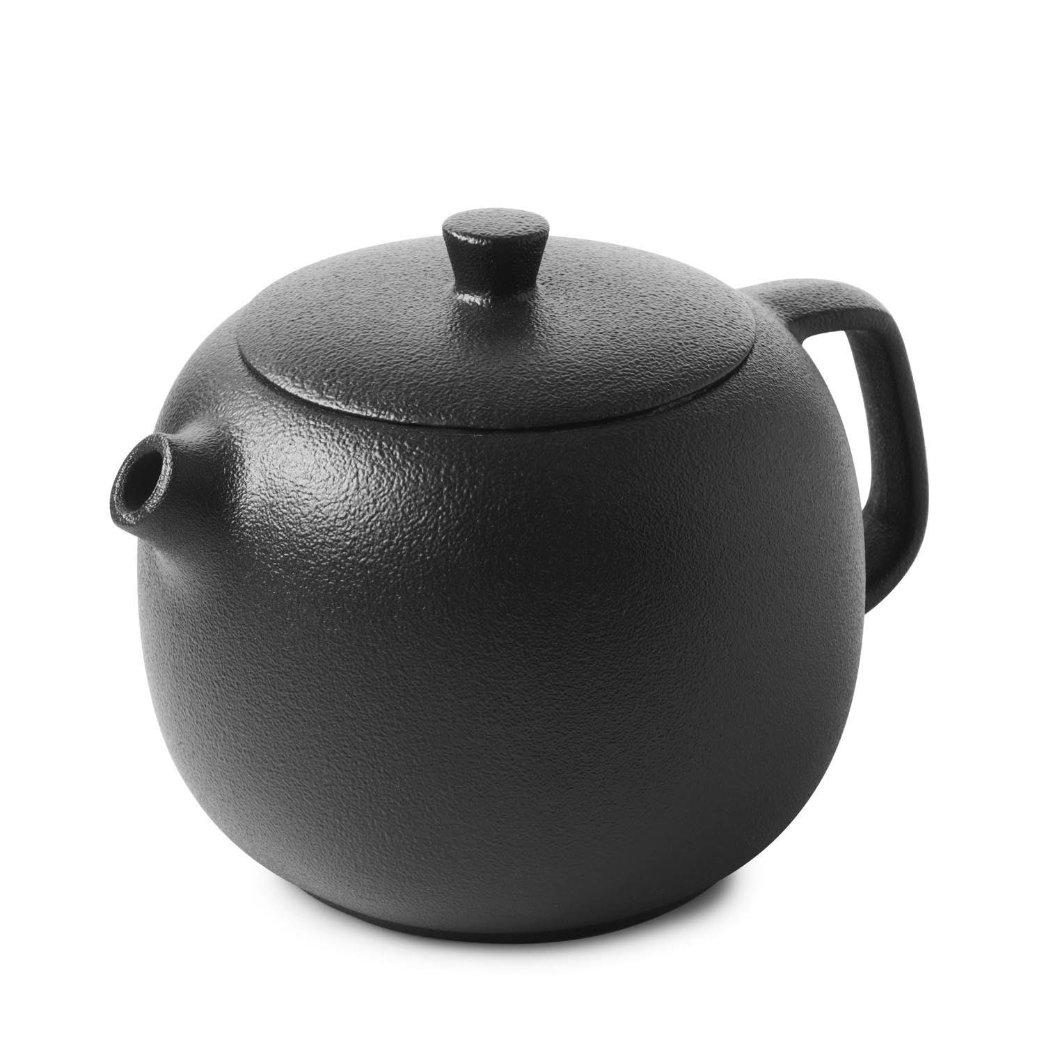 Equinoxe Teekanne D17.5cm H12.5cm 75cl gusseisen-optik in Schwarz präsentiert im Onlineshop von KAQTU Design AG. Espressotassen ist von Revol
