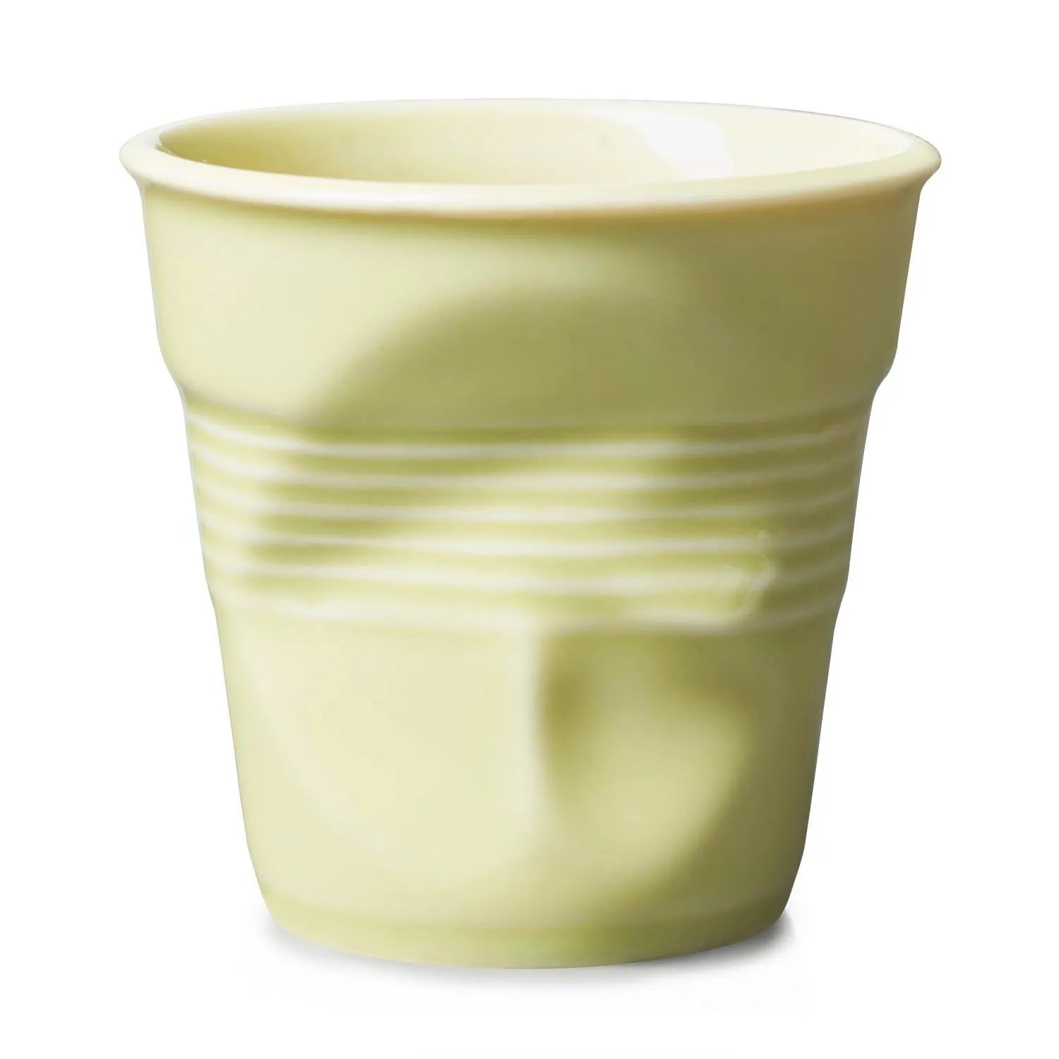 Froisse Knitterbecher Espresso 8cl gelb in Gelb präsentiert im Onlineshop von KAQTU Design AG. Espressotassen ist von Revol