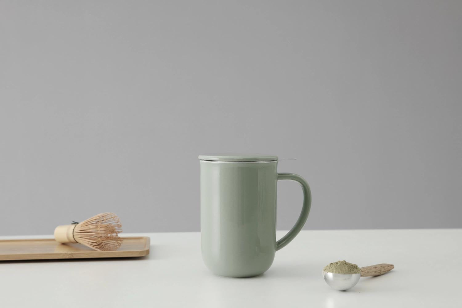 Minima Balance Teacup 500ml H14cm Porcelain green