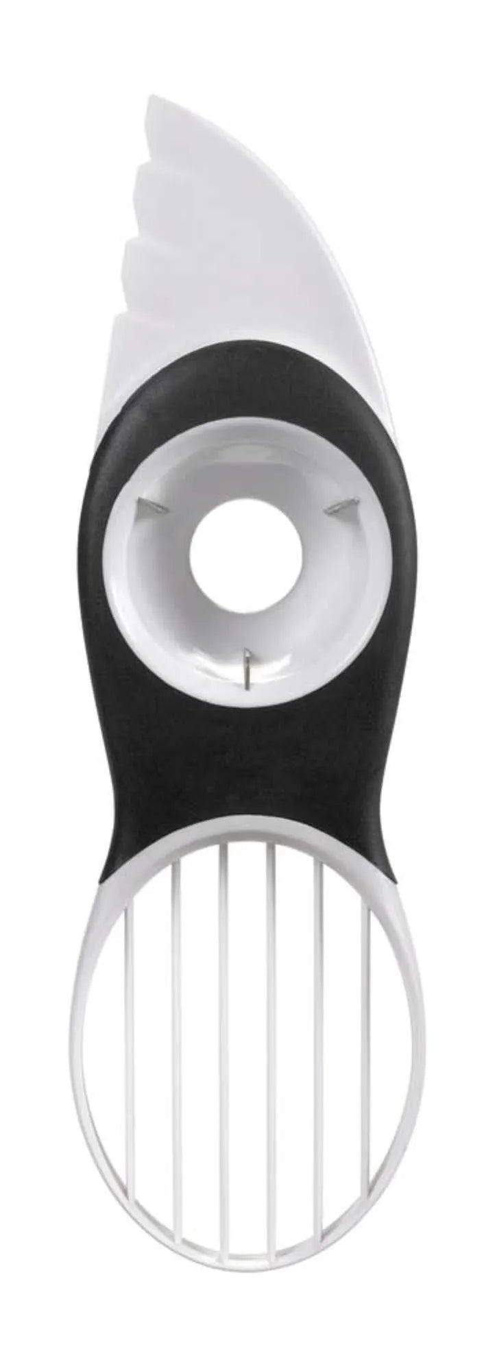 Good Grips 3-in-1 Avocadoschneider weiss in Weiss präsentiert im Onlineshop von KAQTU Design AG. Küchenhelfer ist von OXO