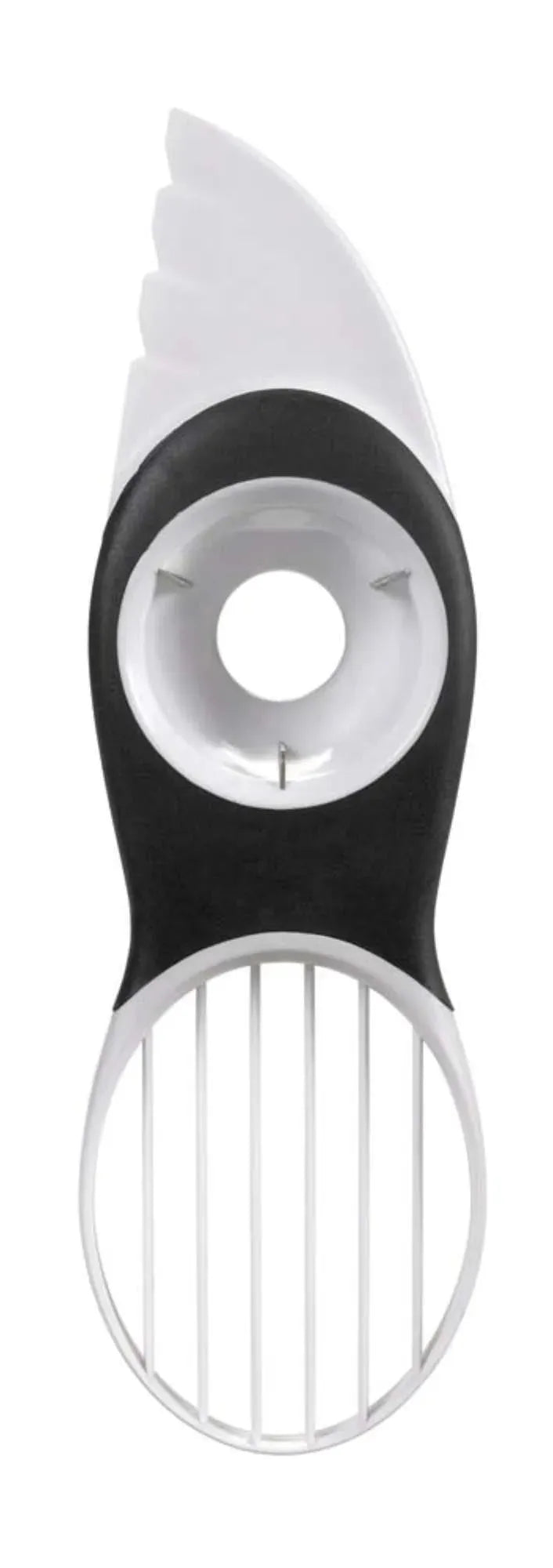 Good Grips 3-in-1 Avocadoschneider weiss in Weiss präsentiert im Onlineshop von KAQTU Design AG. Küchenhelfer ist von OXO