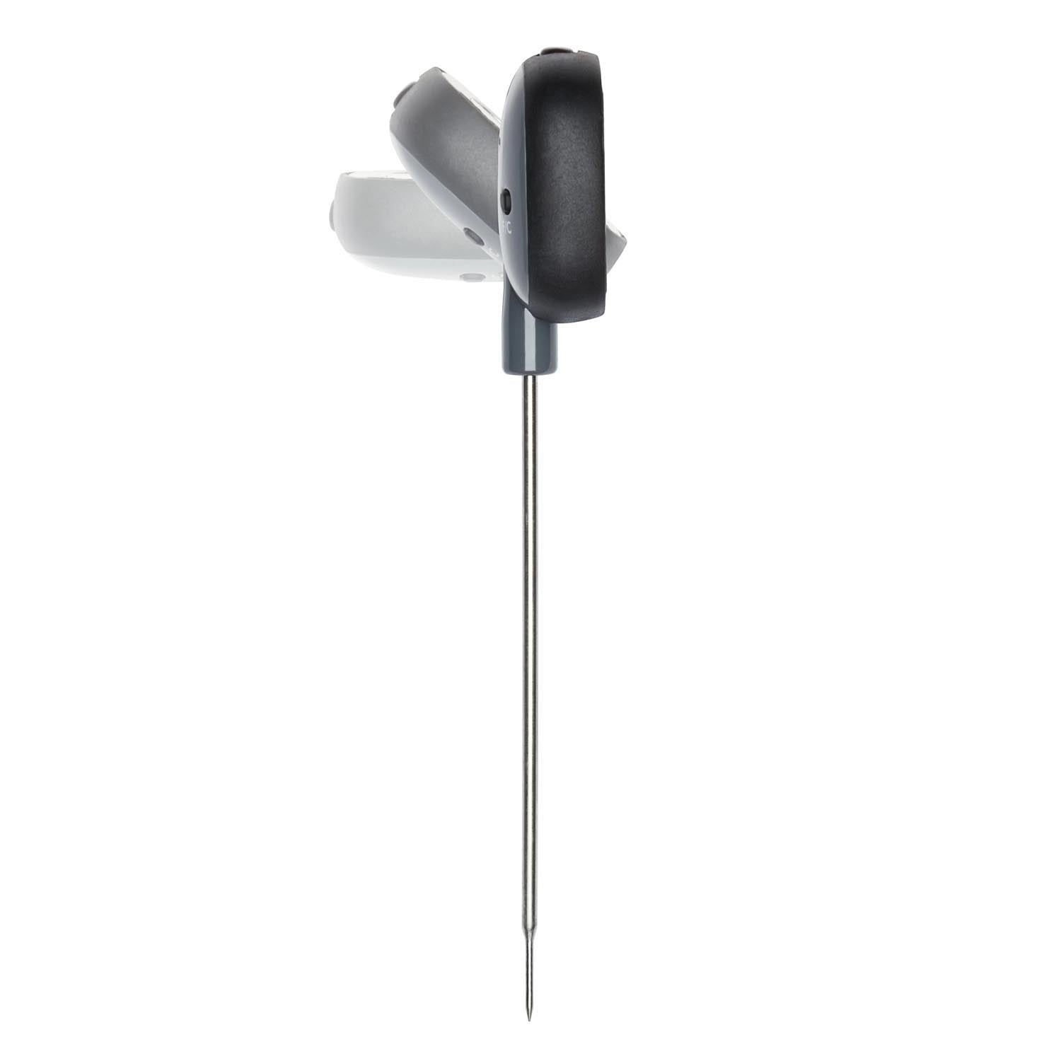 Das OXO Good Grips Digitalthermometer misst präzise Temperaturen bis 90°C, perfekt für Grill und Ofen, für beste Kochergebnisse.