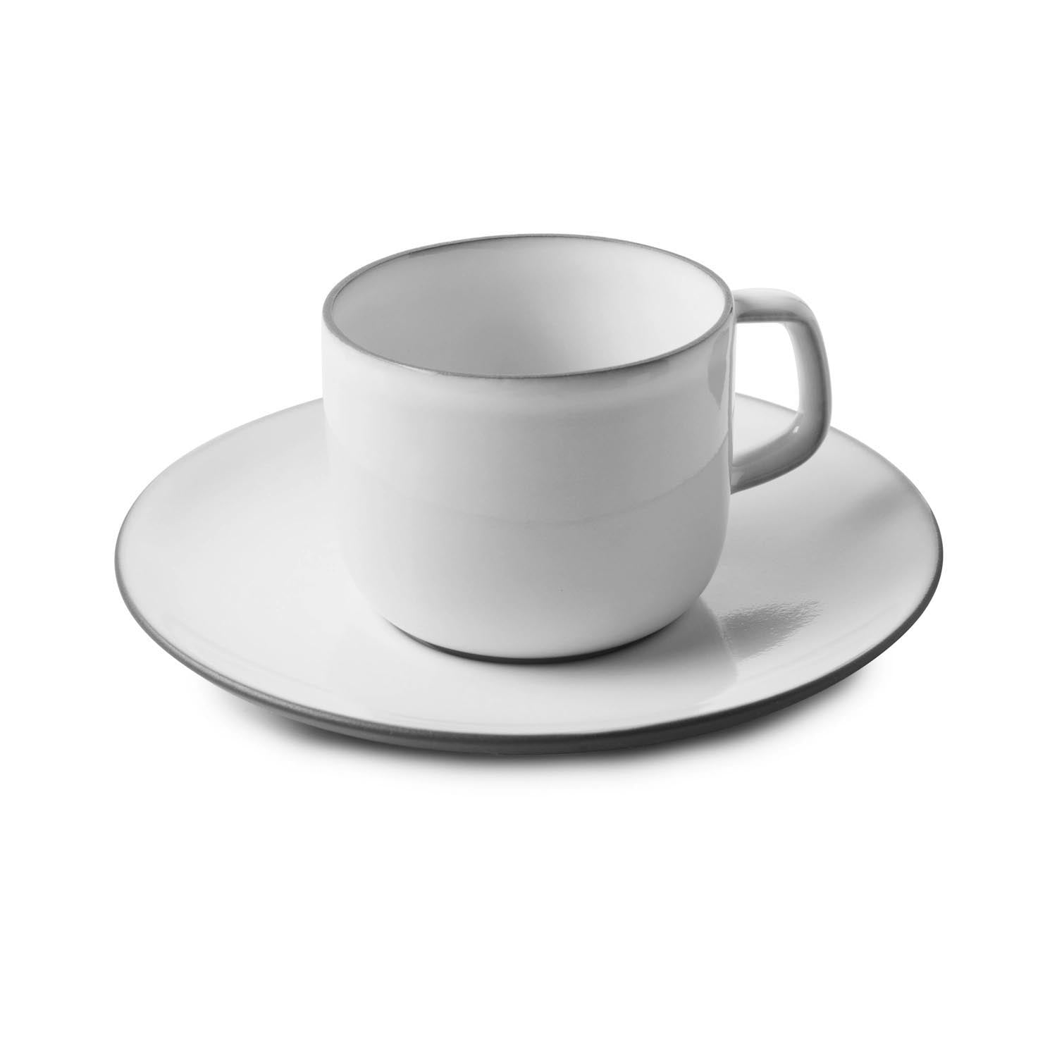Equinoxe Espressotasse m. Untert. D13cm H7cm 8cl weiss cumu. in Weiss präsentiert im Onlineshop von KAQTU Design AG. Espressotassen ist von Revol