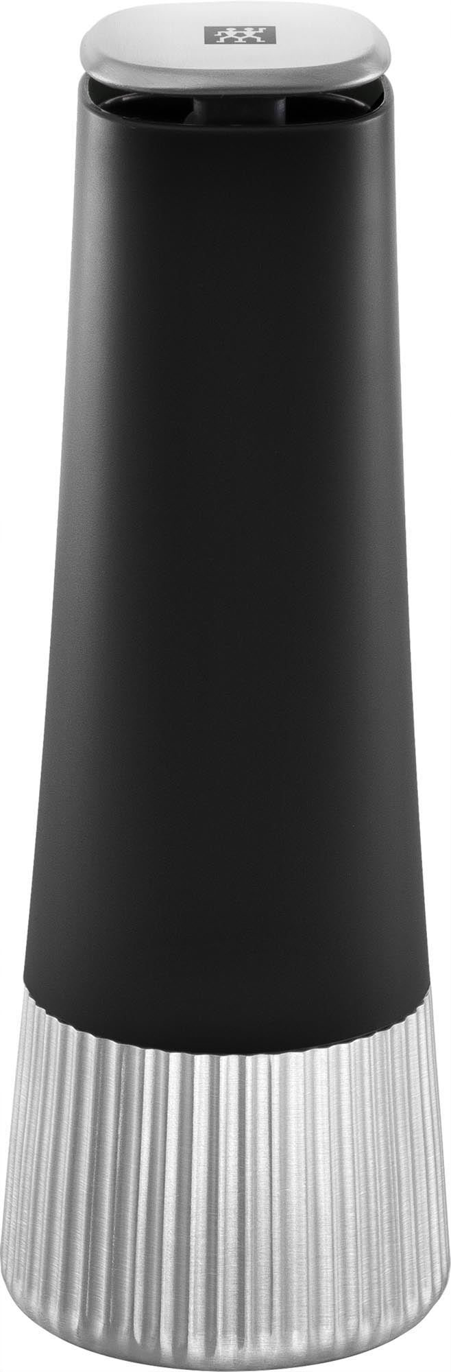 Elegantes 2er Set Gewürzmühlen von Zwilling, ideal für Salz und Pfeffer, mit hochwertigem Keramikmahlwerk und modernem Design.