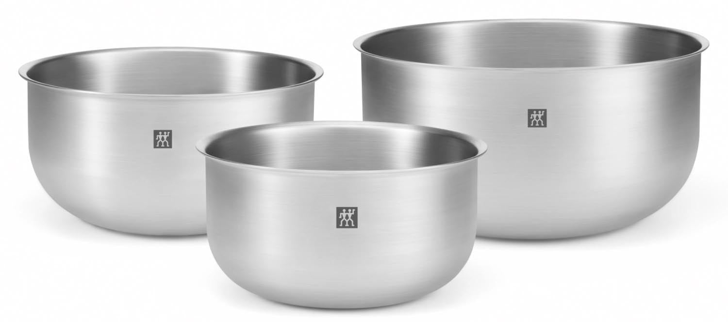 3tlg. Prep Schüsselset in Silber präsentiert im Onlineshop von KAQTU Design AG. Küchenhelfer ist von Zwilling