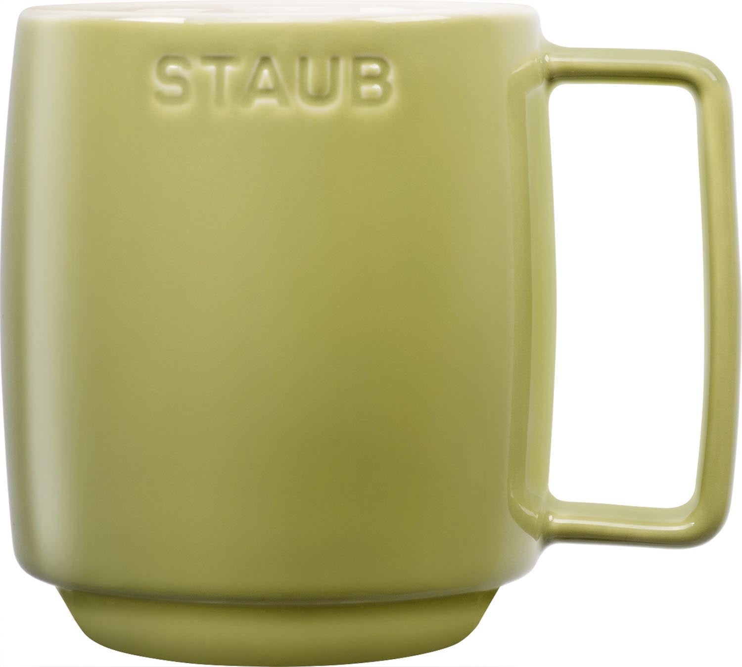 Elegantes 6-teiliges Tassenset von Staub, 350ml, robust und vielseitig, ideal für Heissgetränke, perfekt für den täglichen Gebrauch.