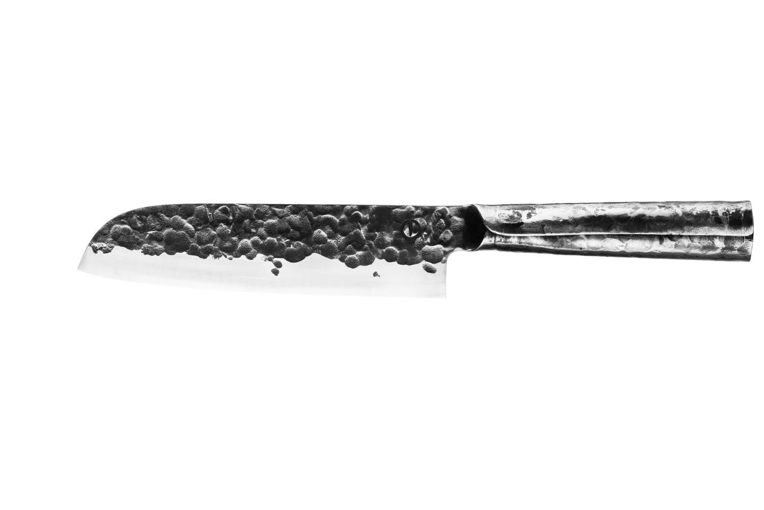 Brute Santokumesser 18cm in Schwarz präsentiert im Onlineshop von KAQTU Design AG. Küchenmesser ist von Forged