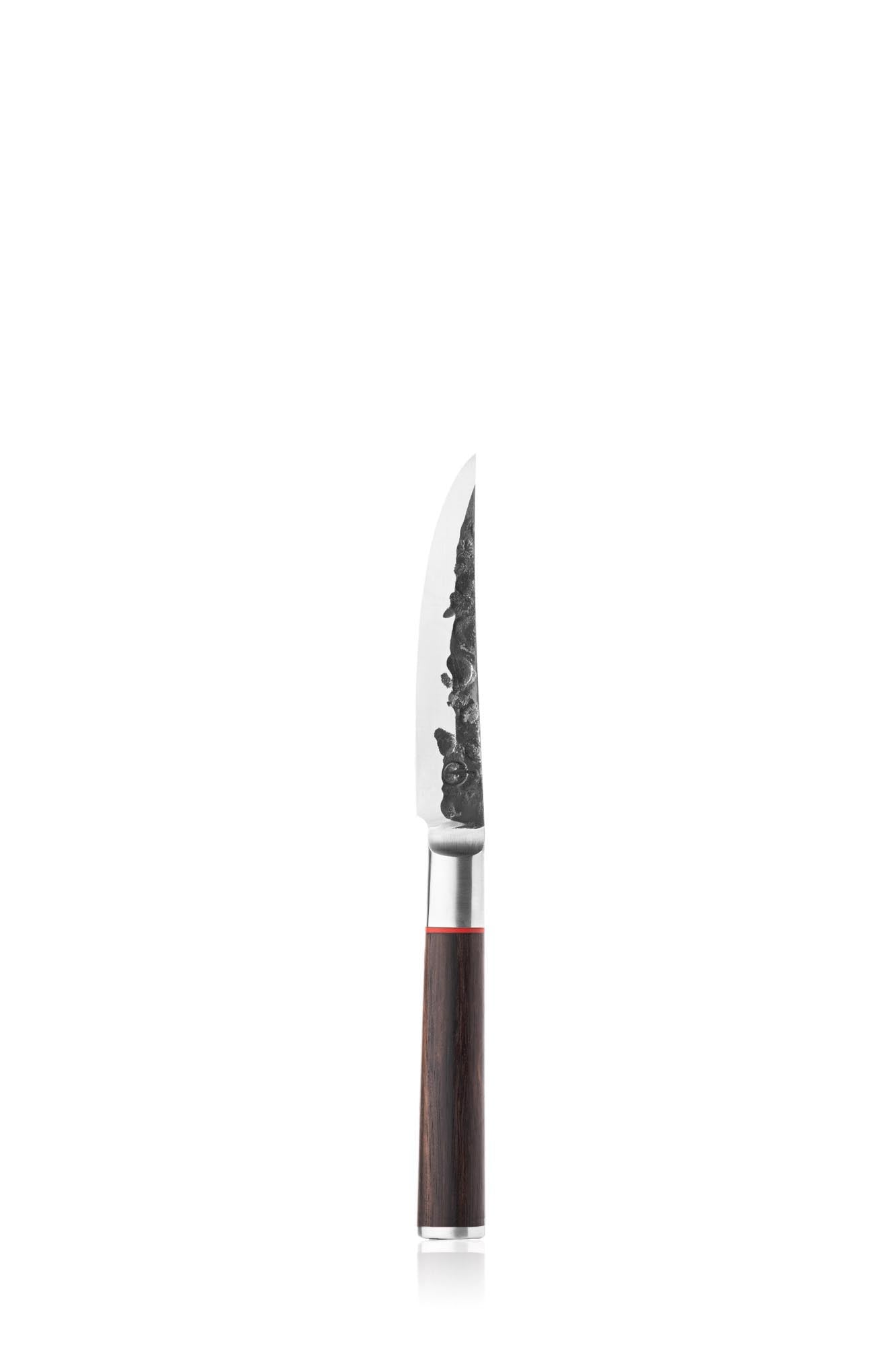 Das Sebra Steakmesser 10cm von Forged überzeugt mit präziser Schärfe, stilvollem Look und erstklassiger Handwerkskunst.