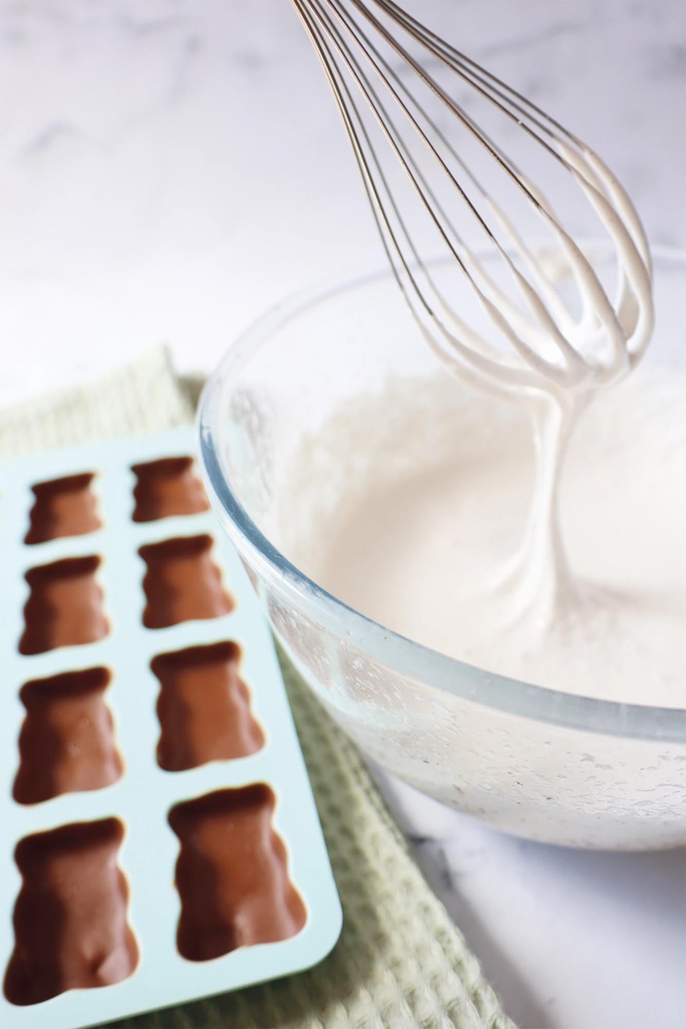 Fertigmischung für Vanille-Marshmallows, 160g, perfekt für fluffige Süssigkeiten. Ideal für Desserts, Snacks und kreative Rezepte.